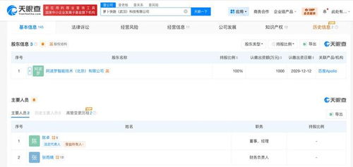 阿波羅全資入股蘿卜快跑武漢科技公司，引領(lǐng)智能出行領(lǐng)域信息系統(tǒng)集成服務(wù)新篇章